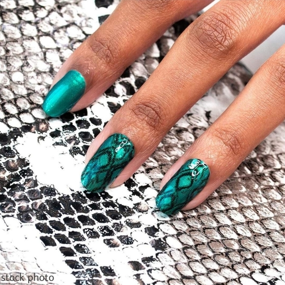 Color Street 🐍Snake My Day RETIRED Nail Art Design - Dry Nail Polish! - Picture 1 of 10